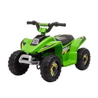 Aosom - VTT à batterie 6 V pour tout-petits - Vert-Éléments de conception réalistes 