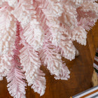HOMCOM - Arbre de Noël artificiel 5' avec branches réalistes - Rose-Les branches ignifuges ne risquent pas de s'enflammer ou de causer de graves dommages à la maison 