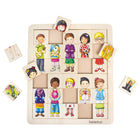 Beleduc - Puzzle pour enfants assortir et mélanger - Ensemble de 31-Toutes les pièces sont en bois