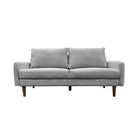Brassex - Canapé 3 places 635874 Jodie - gris-Style contemporain