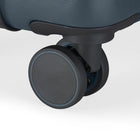 Swiss Mobility - LHR Ensemble de Valise 3 Morceaux à Coque Rigide - Bleu Ardoise-Étui pour AirTag pour suivre vos bagages (AirTag non inclus)