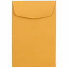 Jam Paper - Enveloppes commerciales n° 4 Coin Business, 3 po H x 4 1/2 po l, Kraft Manille brun, Paquet de 50-Couleur : Kraft brun
