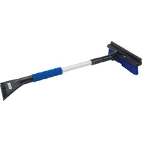 Aurora Tools - Brosse à neige télescopique - télescopique -Lame Polypropylène - Longueur 32-1/2 po - Bleu - Paquet de 4-Le manche télescopique mesure 32-1/2" de long lorsqu'il est déployé et 23-1/2" de long lorsqu'il est rétracté