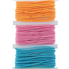 Clubhouse Crafts - Cordon élastique épais scintillant, 6 couleurs, 18 mètres, 6 paquets-Chaque paquet comprend 6 couleurs – 3 mètres chacune, 18 mètres par paquet. Vendu en 6 paquets pour un total de 108 mètres.