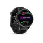 Garmin - Forerunner 570 - 47 mm, aluminium gris ardoise avec bracelet noir translucide/noir-PROGRAMMES D'ENTRAÎNEMENT QUOTIDIENS - Obtenez des entraînements personnalisés, basés sur vos données. Ces recommandations varient en intensité et s'adaptent après chaque course pour prendre en compte vos performances et votre récupération.