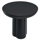 Modway - Caspian Béton rond de 40 po Table à manger, Noir-Assemblée requise