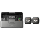 DJI - Mic 3 (2 TX + 1 RX + Boîtier de recharge)-Capacité 4TX + 8RX et sortie à quatre canaux