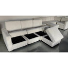 Brassex - Canapé sectionnel modulaire avec rangement 738204 Lotus - brun-5