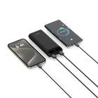 Kopplen - Batterie externe compacte 20 000 mAh, double USB-A 2,4 A, boîte ouverte-Deux ports de recharge USB-A femelles vous permettent de recharger deux appareils simultanément