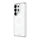 AXS - Crystal Shield D3O Magsafe Compatible pour Samsung Galaxy S26 Ultra - Transparent-Rebords biseautés surélevés protégeant votre appareil contre les chutes directes sur l’écran du téléphone et empêchant l’usure lorsqu’il est posé à l’envers