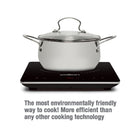 Salton - Cuisinière à induction mince-Plus rapide que les cuisinières au gaz, à serpentin ou à céramique. 