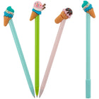 Merangue - Stylo à Embout Crème Glacée - 1.0 mm - Noir-Encre noire avec pointe de 1.0 mm