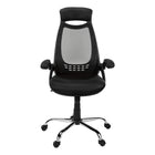 Monarch Specialties - 7268 Chaise De Bureau Dossier Haute Exec - Meche Noir/Chrome-Avec une garantie limitée de 5 ans contre tout défaut, cette chaise est fabriquée selon les normes de performance ANSI/BIFMA pour le mobilier de bureau.