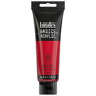 Liquitex Basics – Peinture acrylique 1046292, Naphtol Carmin, tube de 118 ml-Formulée avec des pigments de qualité artistique sur lesquels l'artiste peut compter