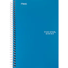 Five Star - Cahier à 2 sujets de qualité supérieure - 9-1/2 po x 6 po - variés - 160 pages-Pages perforées propres Neat Sheet