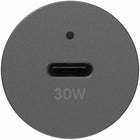 OtterBox - Chargeur de voiture USB-C Premium Pro à charge rapide de 30 W - Noir-Boîtier à toucher souple avec micro-côtes