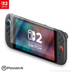 PowerA - Protecteur d’écran  pour Nintendo Switch 2 - 2/emb.-Application facile : à l’aide du chiffon de nettoyage en microfibre inclus, des guides de placement, des autocollants antipoussière et de l’applicateur