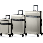 Champs - Ensemble de bagages 3 pièces Onyx II - Ivoire-Poche frontale à accès facile. . Compartiment intérieur rembourré pour ordinateur portable jusqu’à 15,6", avec une pochette dédiée pour tablette offrant une protection supplémentaire. Multiples poches de rangement permettent de garder votre téléphone, chargeurs, câbles, carte d’embarquement, passeport, lunettes de soleil et documents bien organisés.. La large ouverture de la poche frontale facilite un accès rapide et complet à vos essentiels.. Un clip p