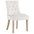 Modway - Pose Performance Velvet Chaise à manger - Ivoire-Chaise d’accent moderne