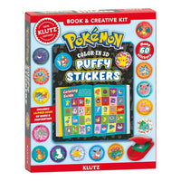 Scholastic - Autocollants 3D Pokémon à colorier-Il suffit de superposer le dos de l’autocollant avec l’insertion en mousse et le dessin