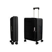 TRAVLR - Valise rigide pliable de 24 pouces - Noir-Fabriqué en polypropylène durable et léger