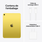 Apple - iPad 11 po, Écran Liquid Retina, Wi-Fi + Cellular, Puce A16, 256 Go, Jaune-8