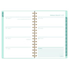 Cambridge - Agenda hebdomadaire/mensuel 2027 - 8 ½ po H x 6 po l - Glimmer - petit - bilingue-Format des pages : 8 1/2 po H x 5 1/2 po l