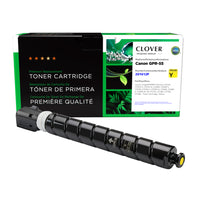 CIG - Cartouche de toner Canon GPR-55Y remise à neuf - rendement standard - jaune-Jaunue