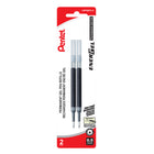 Pentel - Recharge pour Energel Permanent Stylo à Encre Gel - 0,5 mm - Noire - Paquet de 2-Pointe 0,5mm