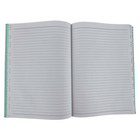 Hilroy - Journal à motif géométrique gaufré - 10 po x 7 po - Ligné - 128 feuilles - vert-Reliure cartonnée 