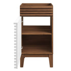 Modway - Render 18" Armoire de toilette de salle de bain (lavabo non inclus) - Noyer blanc-8