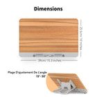 ShoppingAll - Plateau de rangement portable et réglable avec clips élastiques-Le Support Tout-En-Un Ultime - Que vous soyez en train de cuisiner, d’étudier ou de travailler, ce support polyvalent s’adapte à toutes les tâches. Il sert même de support portable pour ordinateur portable! Un cadeau idéal pour les amateurs de cuisine, de lecture ou de travail mains libres.