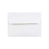Jam Paper - Enveloppes d'invitation A2, 4 3/8 po H x 5 3/4 po l, Blanches, Paquet de 25-Blanc