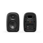 Kanto - Haut-parleurs de bureau alimentés avec USB-C, RCA, Bluetooth 5.3 et sortie casque - Onyx, Paquet de 2-Puissance de crête de 100 W (50 W RMS au total) provenant d'un bi-amplificateur de classe D