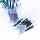 Pentel - Recharge pour Pentel Energel Stylo à Encre Gel – 0,7 mm – assorti – paquet de 12-Longueur d'écriture 550m