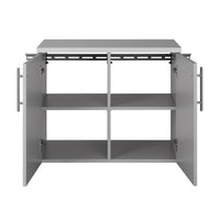 Prepac - Armoire de rangement de base HangUps - gris clair-Dimensions assemblé 30 po L x 24 po H x 16 po P 5 pieds cubes