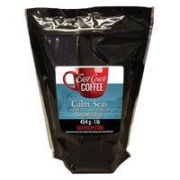 East Coast Coffee - Café décaféiné moulu de torréfaction foncée Calm Seas Mountain Water, sac-1 sac de 1 lb de café moulu