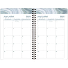 Staples - Agenda scolaire hebdomadaire/mensuel marbre 2025-2026 - 8 1/2 po H x 5 1/2 po l - gris - bilingue-La double page hebdomadaire se compose d'une (1) semaine sur 2 pages avec en référence les mois passé, présent et futur. Planification ouverte lignée. Mise en page du lundi au dimanche. La double page mensuelle est dotée de blocs d'écriture ouverts, un mois sur 2 pages avec référence des mois passé et futur