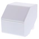Bostitch Office Konnect Bac de rangement avec couvercle amovible et 2 séparateurs modulaires, blanc-Plateau de rangement de bureau parfait pour ranger des stylos, des crayons, des pinces, des punaises et d'autres petits objets personnels (non inclus)