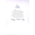 Mill Brook Studio - Cartes De Souhaits De La Fête Des Pères 5-3/8 po x 7-3/4 po / Enveloppes - Paquet De 18 - Feuilles Bleues-Imprimées sur un papier de qualité non couché
