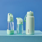 b.box - Bouteille Tritan - 450ml - Menthe Verte-Bouteille en Tritan légère et résistante avec couvercle à clapet.