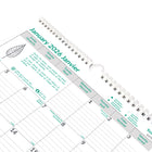 Blueline - 2026 Calendrier mural mensuel EcoLogix - 17 po x 12 po - Bilingue-100% de papier recyclé post-consommation et 90% de métal recyclé