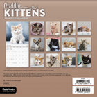 DateWorks - 2026 Mini Calendrier Mural 16 Mois - 7 po x 7 po - Chatons Câlins - Anglais -13 images de haute qualité imprimées sur du papier Premium