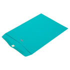  JAM Paper - Enveloppes Colourées pour catalogue à extrémité ouverte 10 x 13 avec fermeture à fermoir - Bleu mer recyclé - paquet de 10-4