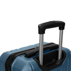 Swiss Mobility - Valise de cabine à coque rigide 21.50 po de la collection LYS - Blue-Doublure signature avec panneau de séparation, poches pratiques et sangles de serrage pour garder le contenu organisé et en place