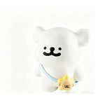 Yancang - Décoration de bureau et haut-parleur Bluetooth pour bande dessinée maltaise, blanche-Design adorable de chien Maltese style figurine décorative