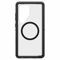 OtterBox - Defender Pro XT Clear Magnets Case pour Samsung Galaxy S25 Ultra - Dark Side-DROP+ Résiste à 7X plus de chutes que la norme militaire (MIL-STD-810G 516.6)