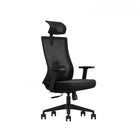 Kopplen - Chaise De Bureau Avec Appui-tête Et Accoudoirs - Noir-Confort personnalisé et sièges confortables
