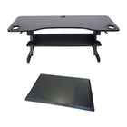 Rocelco - Élévateur de bureau réglable de 45 po avec tapis anti-fatigue-Portée verticale améliorée (EVR)