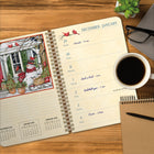 Lang - 2026 Heart & Home Planificateur Spirale Engagement Hebdomadaire - 15,57 L cm x 22,86 cm H - Anglais-Marque-page perforé dans le coin